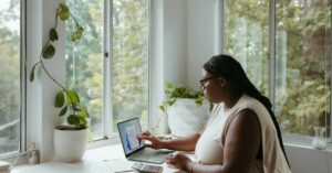 woman writing