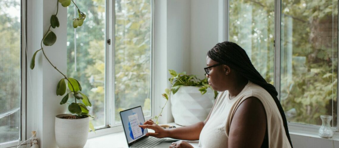 woman writing